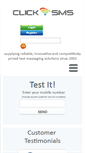 Mobile Screenshot of clicksms.co.uk